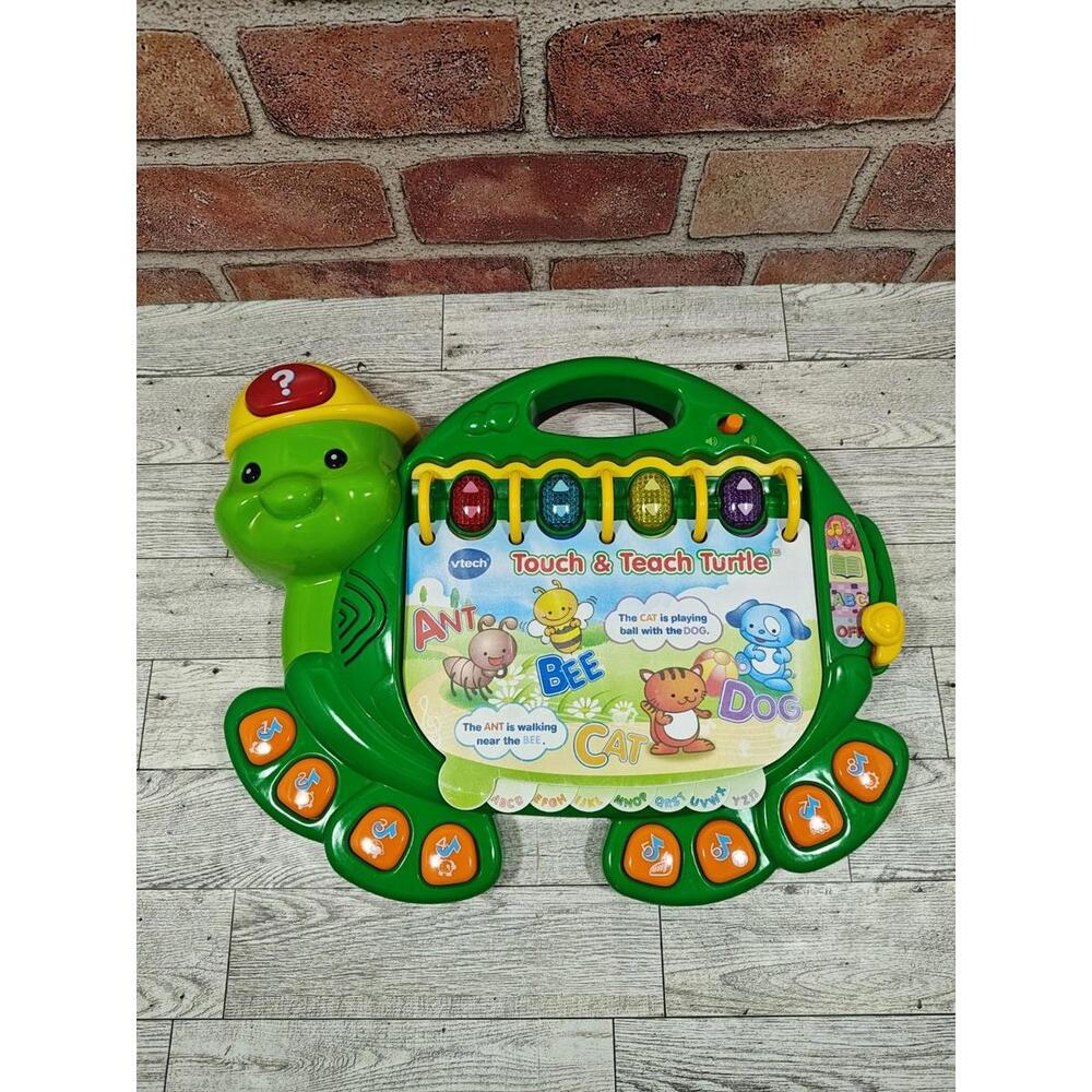 VTech Touch and Teach Turtle for Toddlers Interactive Learning Alphabet Numbers